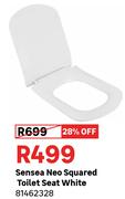 Sensea Neo Squared Toilet Seat White 81462328