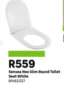 Sensea Neo Slim Round Toilet Seat White 81462327