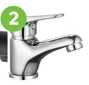 Quartz Basin Mixer Short Body Chrome 81493680