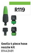 Geolia 4 Piece Hose Nozzle Kit 81443491
