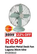 Equation Metal Desk Fan Laguna 30cm 40W 81480640