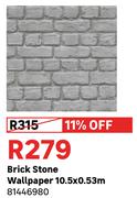 Brick Stone Wallpaper 10.5 X 053m 81446980