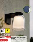 Inspire Solar Wall 4Dim  900lm Ip44 Alu N Pc 81473349