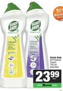 Handy Andy All Purpose Cream Assorted-750ml