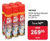 Mr Min Multi Surface Aerosol-6 x 300ml