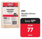 Aro Wooden Stirrers-1000's