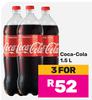 Coca Cola-For 3 x 1.5Ltr