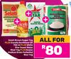 Selati Brown Sugar 1Kg,Excella Sunflower Oil 750ml,WhiteStar Maize Meal 1kg & Econo PBoiled Rice 1Kg