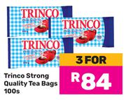 Trinco Strong Quality Tea Bags-For 3 x 100's Pack