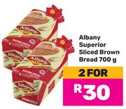 Albany Superior Sliced Brown Bread-For 2 x 700g