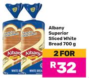 Albany Superior Sliced White Bread-For 2 x 700g