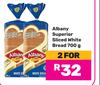 Albany Superior Sliced White Bread-For 2 x 700g