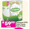 Twinsaver 2 Ply Toilet Tissue Rolls 9 Pack