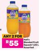 Hall's Blended Fruit Squash Assorted-For 2 x 1.25L