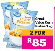 Great Value Corn Flakes-For 2 x 1Kg