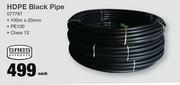 HDPE Black Pipe-Each