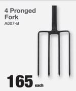 4 Pronged Fork A007-B-Each