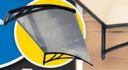 Swartland 1.2m Awning TA1-2BRZ/2CLR/2GREY/5BRZ/5CLR/5GREY-Each