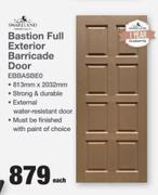 Swartland Bastion Full Exterior Barricade Door EBBASBE0-Each