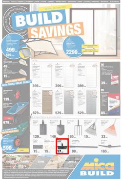 Mica Build KwaZulu-Natal : Build Savings (24 May - 5 June 2022), page 1