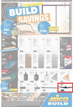 Mica Build KwaZulu-Natal : Build Savings (24 May - 5 June 2022), page 1