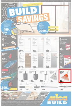 Mica Build KwaZulu-Natal : Build Savings (24 May - 5 June 2022), page 1