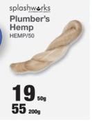 Splashworks Plumber's Hemp HEMP/200-200g