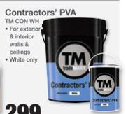 TM Trade Mark Contractor's PVA TM CON WH-5L