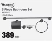 Wildberry 5 Piece Bathroom Set ABS5150-Each