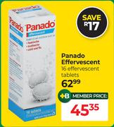 Panado Effervescent-16 Effervescent Tablets