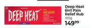 Deep Heat 6 In 1 Pain Relief Rub-100g