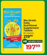 Bio-Strath Daily Nutritional Supplement Tablets 60 Tablets