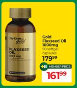 Dis-Chem Gold Flaxseed Oil 1000mg 90 Softgel Capsules