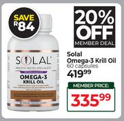 Solal Omega-3 Krill Oil 60 Capsules
