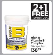 High B Vitamin B Complex 60 Capsules