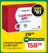 Lifestyle Health Cardio Q10+ 30 Vegecapsules