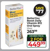 Better You Boost Daily Vitamin B12 Oral Spray-For 2 x 25ml