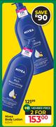 Nivea Body Lotion-For 2 x 625ml