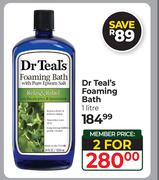 Dr Teal's Foaming Bath-For 2 x 1L