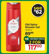 Old Spice Shower Gel-For 2 x 400ml