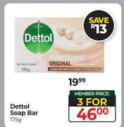 Dettol Soap Bar-For 3 x 175g