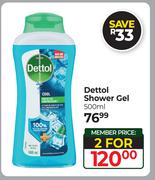Dettol Shower Gel-For 2 x 500ml