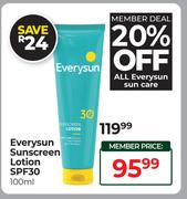Everysun Sunscreen Lotion SPF30-100ml
