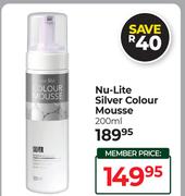 Nu-Lite Silver Colour Mousse-200ml
