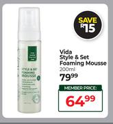 Vida Style & Set Foaming Mousse-200ml