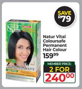 Natur Vital Coloursafe Permanent Hair Colour-For 2