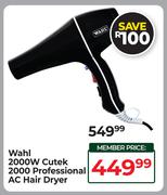 Wahl 2000W Cutek 2000 Professional AC Hair Dryer