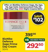 BioNike Defence Xage Prime Day Cream-50ml
