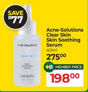 Acne-Solution Clear Skin Skin Soothing Serum-40ml