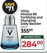 Vichy Mineral 89 Fortfying And Plumping Daily Booster-30ml